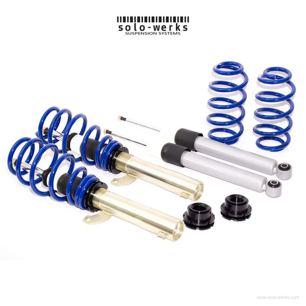 Solo Werks S1 Coilover Kit VW MK5/MK6 Golf/GTI/Jetta, 06-13 Audi A3 (2WD), 09-15 TT (2WD) (w/ Rear Multi-Link Susp) - S1VW006